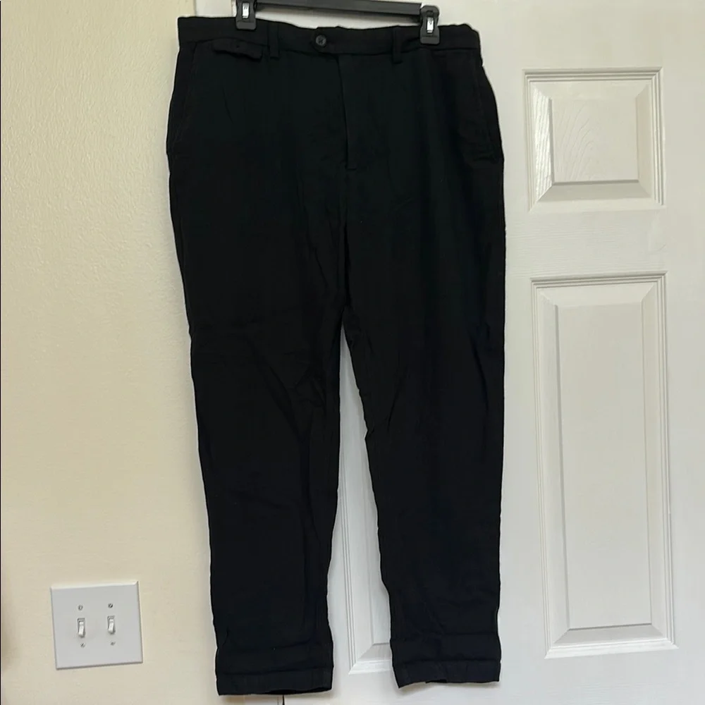 NEW Banana Republic Athletic-Fit Linen-Blend Trouser